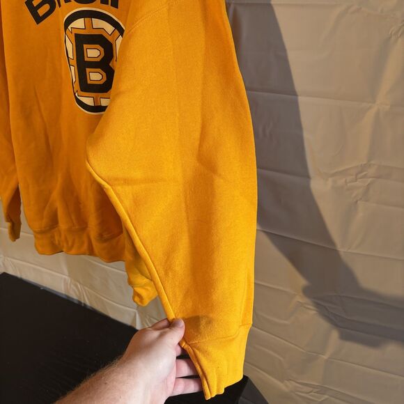 Vintages 2000s NHL Boston Bruins Sweatshirt Fruit Of The Loom Heavy Tag Mens 2XL - Picture 5 of 7